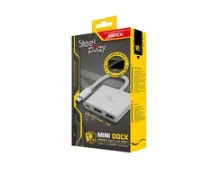 Steelplay – Mini dokas – USB-C / HDMI adapteris („Switch“ / „Mac“)