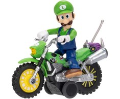 Jakks Pacific Super Mario Galaxy Movie - Luigi with Vehicle Wave 1 (432344)