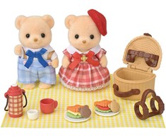SYLVANIAN FAMILIES Rinkinys „Sausaininių meškučių iškyla“