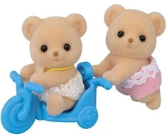 SYLVANIAN FAMILIES Sausaininiai meškučiai dvynukai