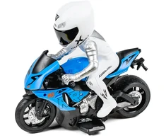 TEC-TOY - Motorcycle T-R R/C 1:10 2,4GHz w/light, mėlynas (471280)