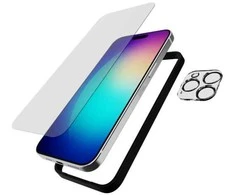 Dėklas Tech 21 „Tech21“ – smūgiams atsparus stiklo ekranas / kamera – „iPhone 15 Pro Max“