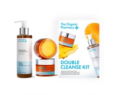 The Organic Pharmacy Double Cleanse Set veido priežiūros priemonių rinkinys