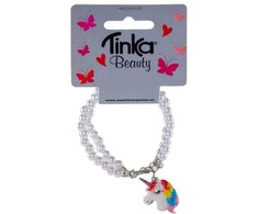 „Tinka Beauty“ – apyrankė su perlais ir vienaragio pakabuku (8-433019)