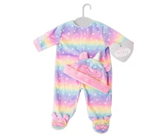 Tiny Treasure - Rainbow Unicorn Onesie Outfit (30738)