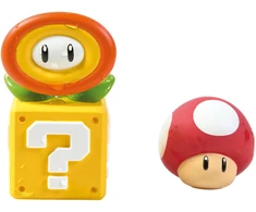Toomies - Super Mario Bath Squirters - uper Mushroom &amp; Fire Flower ( 203-738551)