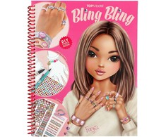Top Model „Topmodel“ – sukurkite savo BLING BLING spalvinimo knygelę, papuošalus (0413740)