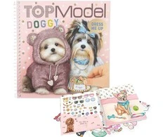 Top Model "Aprenk mane" lipdukų knyga "Doggy ''