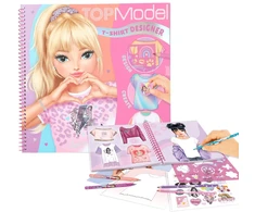 Top Model TOPModel - Marškinėlių dizainerio spalvinimo knygelė (413585)