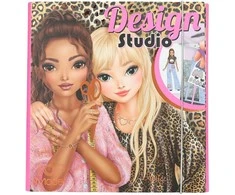 Top Model spalvinimo knyga. Design Studio