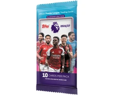 Topps Premier League kolekcinės kortelės vienas pakelis 26/27