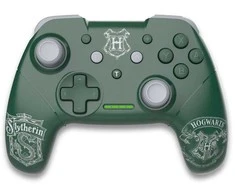 „Trade Invaders Harry Potter“ belaidis valdiklis „Žalias“, skirtas „Switch“ su 1M laidu – „Slytherin“ – „Nintendo Switch“