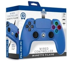 Trade Invaders Laidinis valdiklis, skirtas PS4 su 3M kabeliu – mėlynas