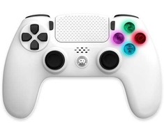 Trade Invaders Belaidis PS4 valdiklis su 3,5 mm lizdu - LED - baltas