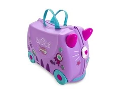 Trunki kelioninis lagaminas su ratukais vaikams | Kačiukas Cassie