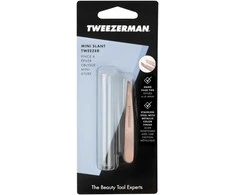 Tweezerman – Mini Slant pincetas – rožinis auksas