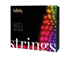 Kalėdinė išmanioji lempučių girlianda Twinkly Strings 600L 4,3mm RGB
