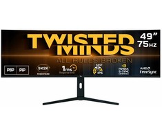 „Twisted Minds“ – 49 colių įstrižainės 5K/2k 75Hz lenktas žaidimų monitorius su IPS panele TM492K75IPS