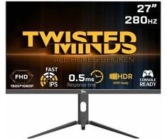 „Twisted Minds“ – „Supreme“ serijos plokščias 27 colių FHD – 280 Hz 0,5 ms spartos IPS HDMI 2.1 žaidimų monitorius