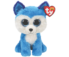 TY Beanie Boss Prince - mėlynas Husky 24cm