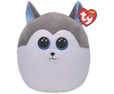 TY Squish- A- Boos Slush haskis 30cm