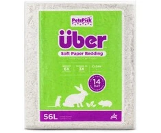 Über – minkšta popierinė patalynė 56 l balta – (45041)