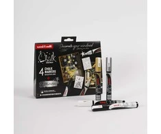 UNI-T - UNI Chalk Marker PWE-5M 4pc Xmas Set - (401586)