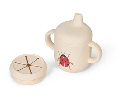 Vanilla Copenhagen - Sippy &amp; Snack Cup 2-in-1 - Ladybug - 180 ml