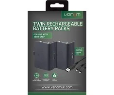 VENOM Batteries for Xbox Series / Xbox One juoda (2vnt.) + 3m laidas