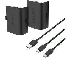 VENOM Batteries for Xbox Series / Xbox One juoda (2vnt.) + 3m laidas