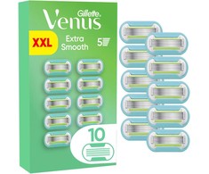 „Gillette Venus Extra Smooth“ skustuvo peiliukai – žali/balti – 10 vnt.