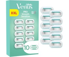 Venus Pro Smooth Sensitive skustuvo peiliukai jautriai odai – žali/balti – 10 vnt.