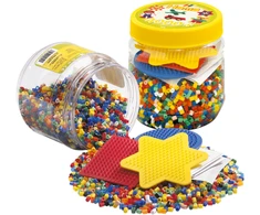 Dante Hama Beads Hama - 4000 vnt. su 3 komplektais kontaktų plokštelėmis (382052)