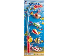 Vini Games Vini žaidimas - meškerių rinkinys su kabliuku ir 5 žuvimis (31238)