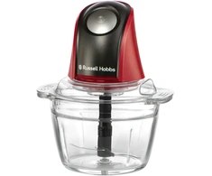 Russell Hobbs 27130-56 electric food chopper 0.5 L 200 W Juodas, Raudona, Transparent
