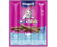 Vitakraft - Kačių lazdelės su lašiša MSC 3 lazdelės- (39314)