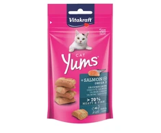 Vitakraft - Kačių mėsa „Yums“ su lašiša MSC 40 g - (28823)