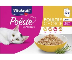 Vitakraft - Poésie®Classic sudėtinė pakuotė, paukštienos pasirinkimas padaže 12x85gr