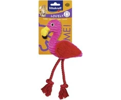 Vitakraft - Safari flamingo žaislas šunims 30 cm - (31371)