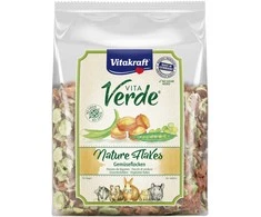 Vitakraft - VitaVerde Nature dribsniai, daržovės graužikams, 400g (38499)