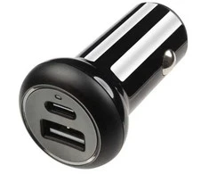 Vivanco automobilinis įkroviklis USB/USB-C 24W (62303)