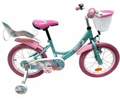 Volare - Children's Bicycle 16" - Unicorn Žalias (61681)