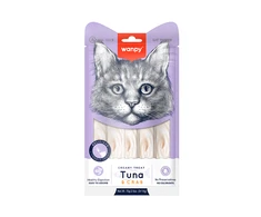 wanpy - Wanpy kreminis, laižomas kačių skanėstas su tunu ir krabais 70 g (5 x 14 g) - 70 g (5 x 14 g)