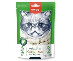 wanpy - Wanpy liofilizuotas kačių ėdalas su žole ir vištiena, 20 g - 20 g