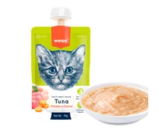 wanpy - Wanpy skanus kačių mėsos paštetas - tunas su vištiena ir morkomis 90g - 90g