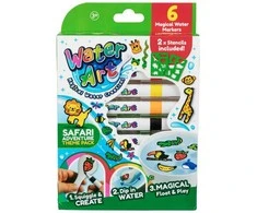 Water Art Vanduo Art Vanduo Art - 6 Pack - Safari