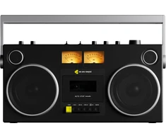 WeAreRewind Curtis Tragbarer Kassettenspieler mit Bluetooth juodas