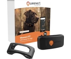 Mini GPS izsekotājs lieliem suņiem - Weenect Dog XT Juodas (bez kakla siksnas)