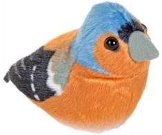 Wild Republic - Plush Toy Bird With Sound 18 cm Chaffinch (808019)