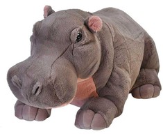 Wild Republic Laukinė Republika - Pliušinis žaislas Jumbo Cuddlekins 76 cm begemotas (808050)